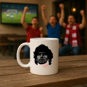 Cana cu fotbalistul Diego Armando Maradona-Napoli - Img 31