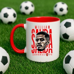 Cana cu fotbalistul William Alain Andr Gabriel Saliba-Arsenal FC - Img 10