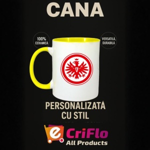 Cana Eintracht Frankfurt Germania , cu logoul stema echipei, Cadoul Perfect - Img 30