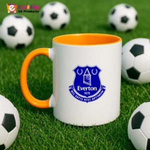 Cana Everton FC Anglia , cu logoul stema echipei, Cadoul Perfect - Img 43