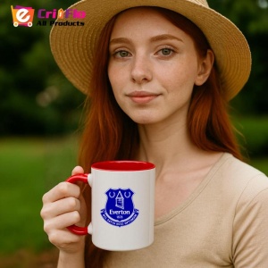 Cana Everton FC Anglia , cu logoul stema echipei, Cadoul Perfect - Img 48
