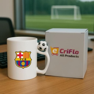 Cana FCB Spania , cu logoul stema echipei, Cadoul Perfect - Img 9