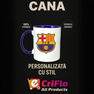 Cana FCB Spania , cu logoul stema echipei, Cadoul Perfect - Img 25