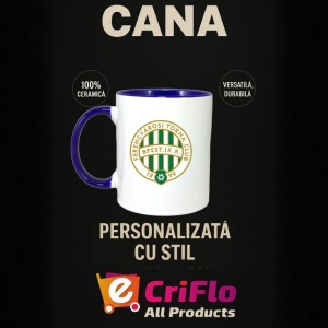 Cana Ferencvaros TC Ungaria , cu logoul stema echipei, Cadoul Perfect - Img 25
