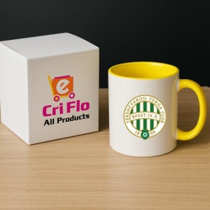 Cana Ferencvaros TC Ungaria , cu logoul stema echipei, Cadoul Perfect - Img 29