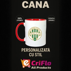 Cana Ferencvaros TC Ungaria , cu logoul stema echipei, Cadoul Perfect - Img 45