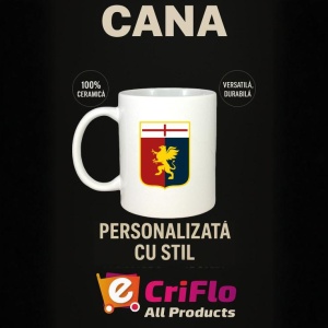 Cana Genoa CFC Italia , cu logoul stema echipei, Cadoul Perfect - Img 15