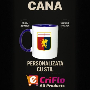 Cana Genoa CFC Italia , cu logoul stema echipei, Cadoul Perfect - Img 25