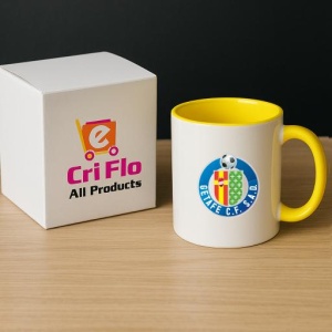 Cana Getafe logo Spania , cu logoul stema echipei, Cadoul Perfect - Img 29