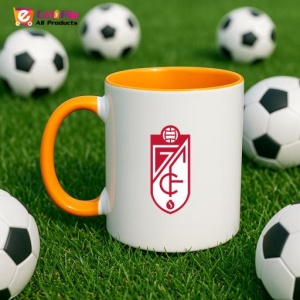 Cana Granada CF Spania , cu logoul stema echipei, Cadoul Perfect - Img 43