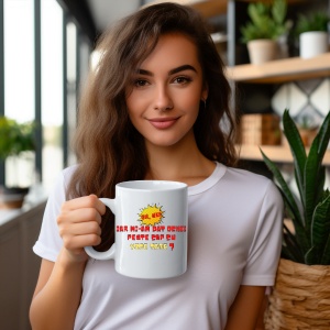 Cana haioasa personalizata cu textul Oh Nu! Iar mi-am dat ochii peste cap cu voce tare? - Img 2