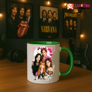 Cana K-POP cu formatia trupa KPOP BLACKPINK 3 608 - Img 20