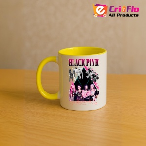 Cana K-POP cu formatia trupa KPOP BLACKPINK AUTOGRAF ROSU 615 - Img 32