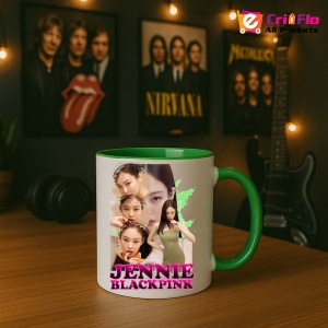 Cana K-POP cu formatia trupa KPOP BLACKPINK JENNIE 616 - Img 20