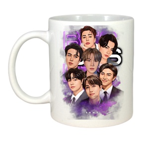 Cana K-POP cu formatia trupa KPOP BTS ARMY 632 - Img 2