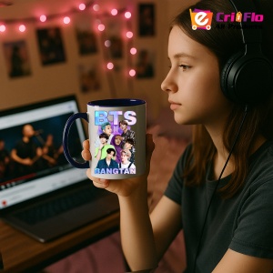 Cana K-POP cu formatia trupa KPOP BTS BANGTAN 633 - Img 25