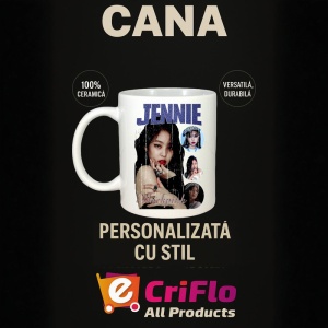 Cana K-POP cu formatia trupa KPOP JENNIE KIM 672 - Img 18