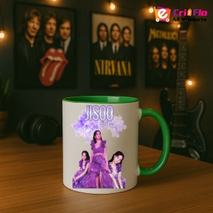 Cana K-POP cu formatia trupa KPOP JISSO PURPLE 684 - Img 20