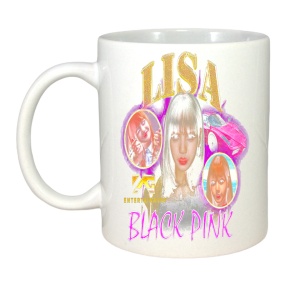 Cana K-POP cu formatia trupa KPOP LISA BLACK PINK 709 - Img 2