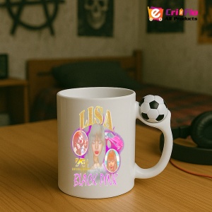 Cana K-POP cu formatia trupa KPOP LISA BLACK PINK 709 - Img 11