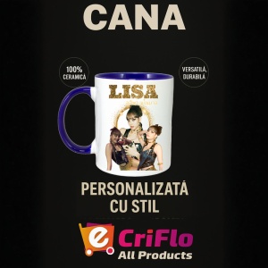 Cana K-POP cu formatia trupa KPOP LISA GOLD 710 - Img 28
