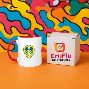 Cana Leeds United F.C .Anglia , cu logoul stema echipei, Cadoul Perfect - Img 44