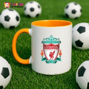 Cana Liverpool FC Anglia , cu logoul stema echipei, Cadoul Perfect - Img 43