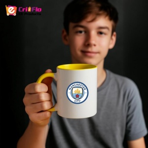 Cana Manchester City Anglia , cu logoul stema echipei, Cadoul Perfect - Img 33