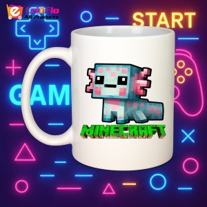 Cana Minecraft Axolotl Albastru 2 - Img 10
