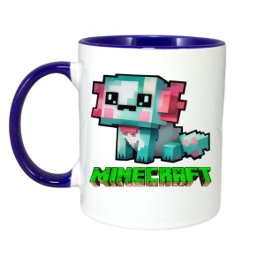 Cana Minecraft Axolotl Albastru - Img 4