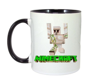 Cana Minecraft Golem Alb - Img 7