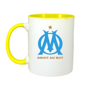 Cana Olympique de Marseille Franta , cu logoul stema echipei, Cadoul Perfect - Img 5