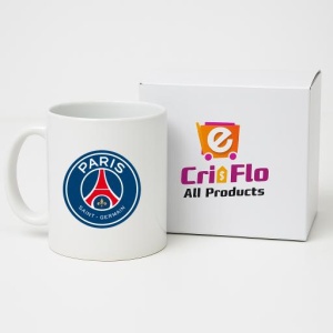 Cana Paris Saint Germain Franta , cu logoul stema echipei, Cadoul Perfect - Img 14