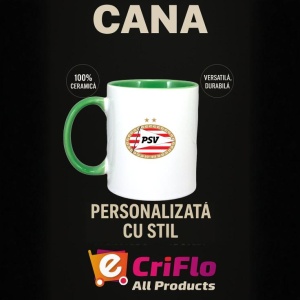 Cana PSV Eindhoven Olanda , cu logoul stema echipei, Cadoul Perfect - Img 20