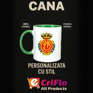 Cana Rcd mallorca Spania , cu logoul stema echipei, Cadoul Perfect - Img 20