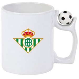 Cana Real Betis Spania , cu logoul stema echipei, Cadoul Perfect