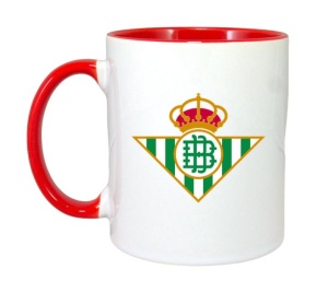 Cana Real Betis Spania , cu logoul stema echipei, Cadoul Perfect - Img 8
