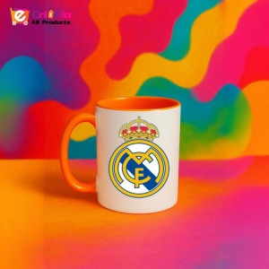 Cana Real Madrid CF Spania , cu logoul stema echipei, Cadoul Perfect - Img 42