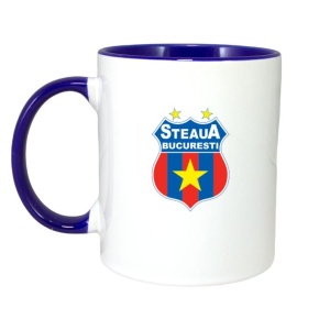 Cana Steaua Bucuresti , cu logoul stema echipei, Cadoul Perfect - Img 4