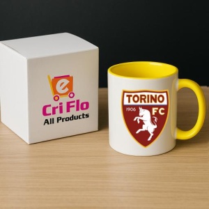 Cana Torino FC Italia , cu logoul stema echipei, Cadoul Perfect - Img 29