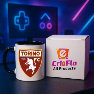 Cana Torino FC Italia , cu logoul stema echipei, Cadoul Perfect - Img 34