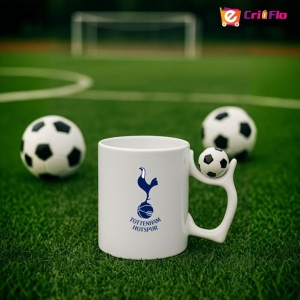 Cana Tottenham Hotspur Anglia , cu logoul stema echipei, Cadoul Perfect - Img 10