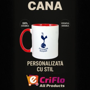 Cana Tottenham Hotspur Anglia , cu logoul stema echipei, Cadoul Perfect - Img 45