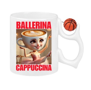 Cana Tralalero TraLaLa cu Ballerina Cappuccina - Italian Brainrot Meme - Img 8