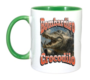Cana Tralalero TraLaLa cu Bombadiro Crocodilo Funny Italian Brainrot Meme Graphic - Img 3