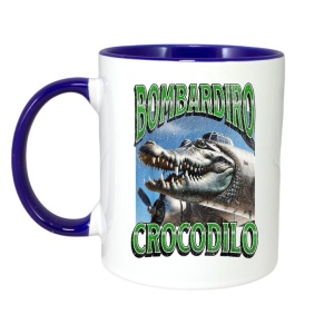 Cana Tralalero TraLaLa cu Bombadiro Crocodilo Funny Italian Brainrot Meme Graphic mix 1 - Img 3