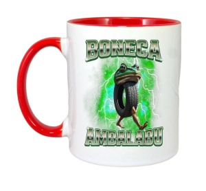 Cana Tralalero TraLaLa cu Boneca Ambalabu Brainrot Humor Meme - Img 8