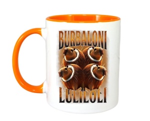 Cana Tralalero TraLaLa cu Burbaloni Luliloli Italian Brain Rot Capybara Meme