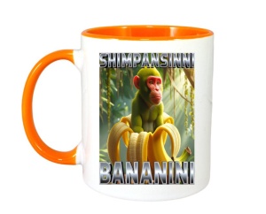 Cana Tralalero TraLaLa cu Shimpansinni Bananini Monkey Banana Italian Brainrot Meme - Img 6