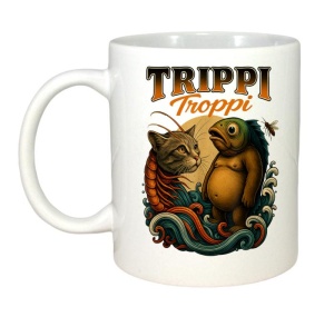Cana Tralalero TraLaLa cu Trippi Troppi Italian Brainrot Meme cat fish or Bear fish - Img 2